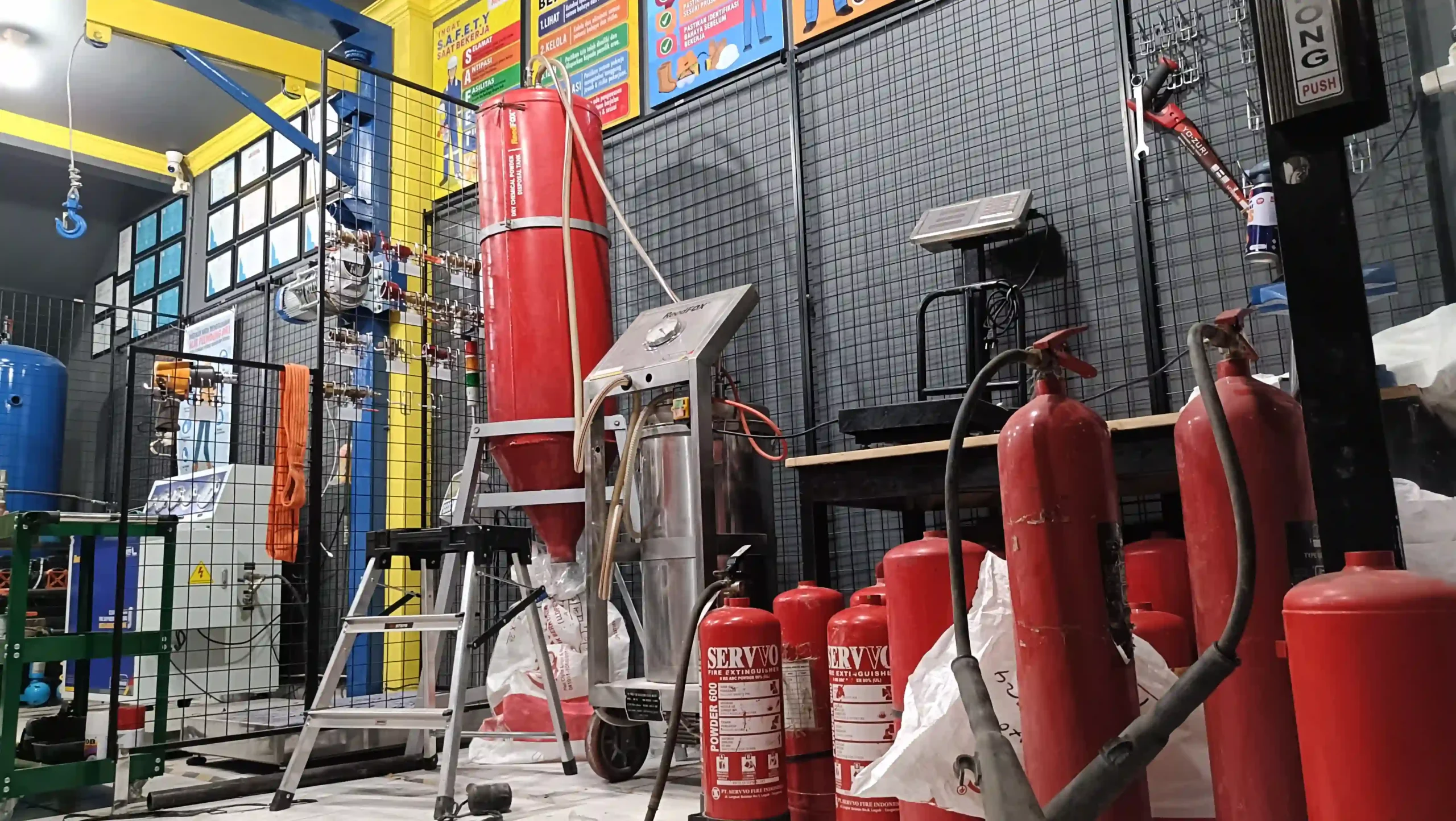 fasilitas workshop pengisian fm200