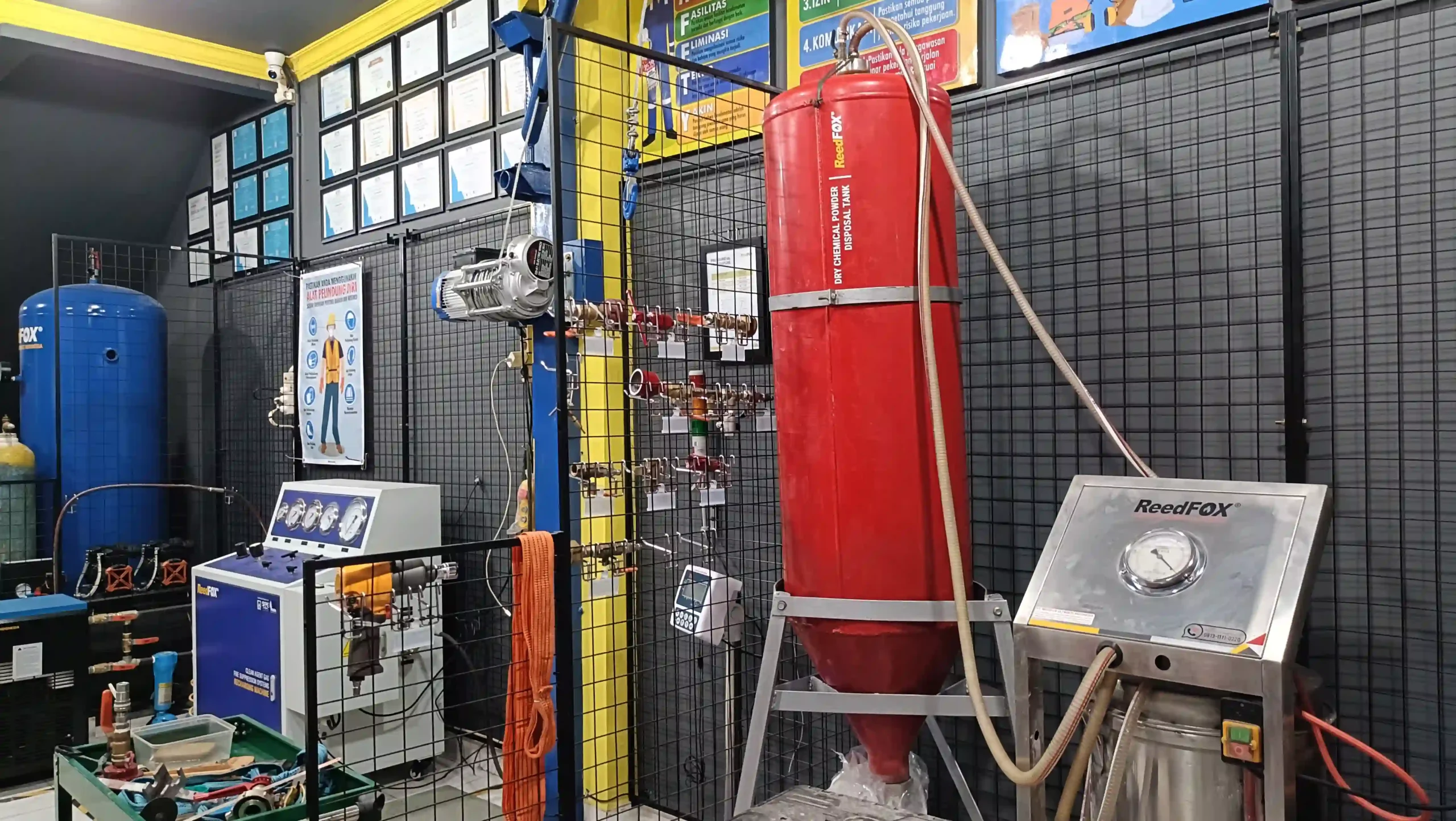 fasilitas workshop refill fm200